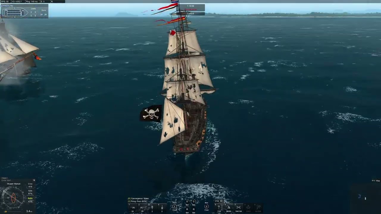 The Irate Pirate Fights Outnumbered | Naval Action