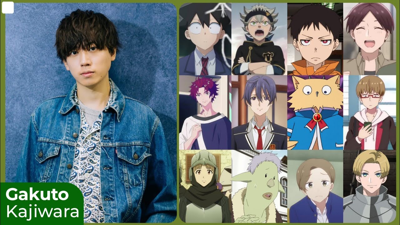 Gakuto Kajiwara [梶原 岳人] Top Same Voice Characters Roles