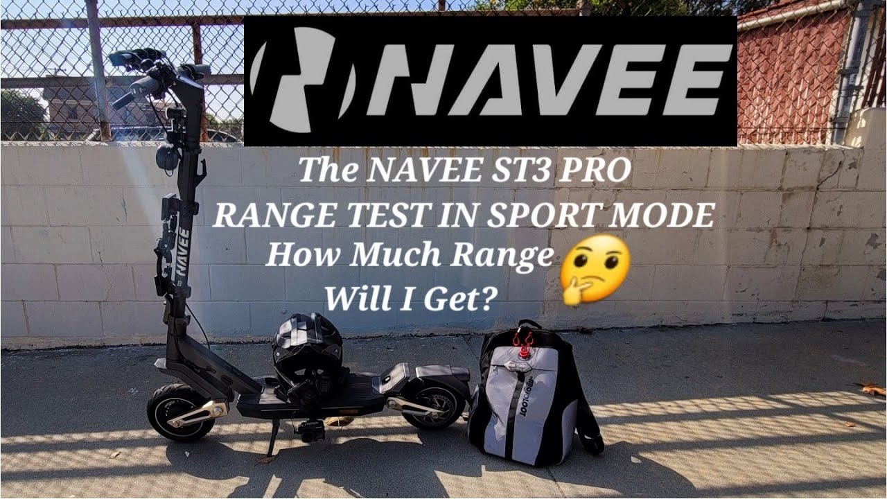 The Navee ST3 Pro Range Test In Sport Mode
