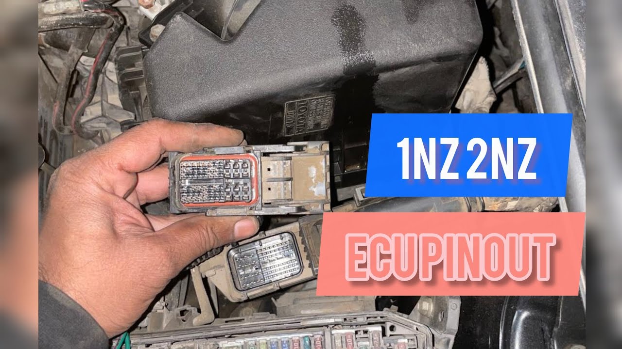 toyota crolla 1NZ 2NZ ecu pinout 