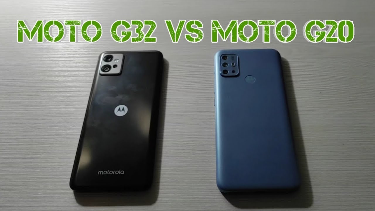 Moto G32 vs G20
