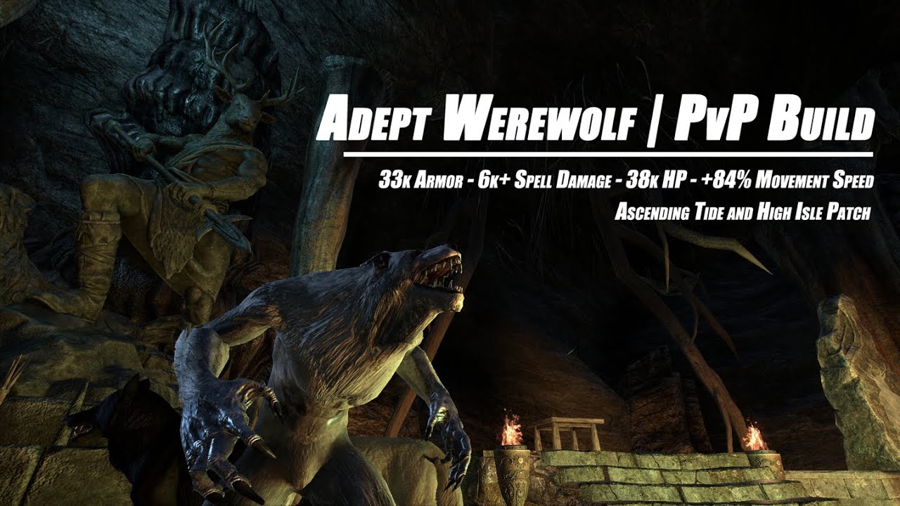 Adept Werewolf - ESO PVP Build for Ascending Tide and High Isle