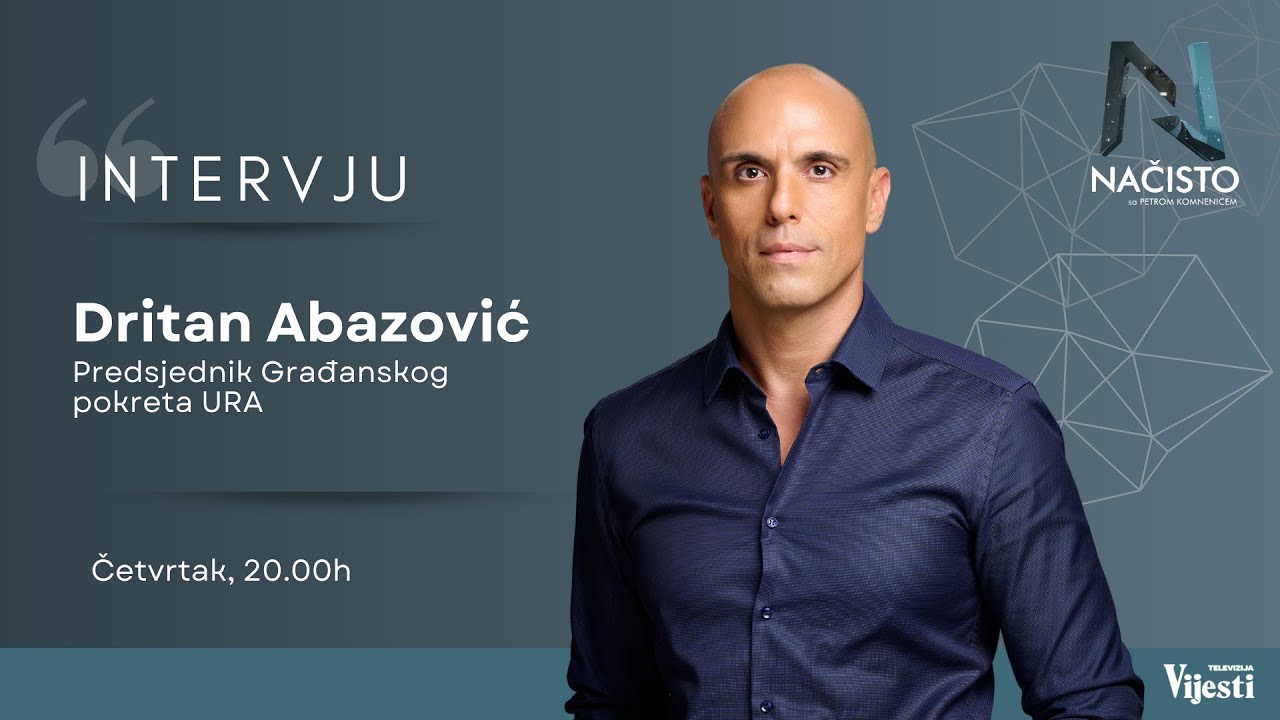 NAČISTO - Intervju sa Dritanom Abazovićem | Vijesti online