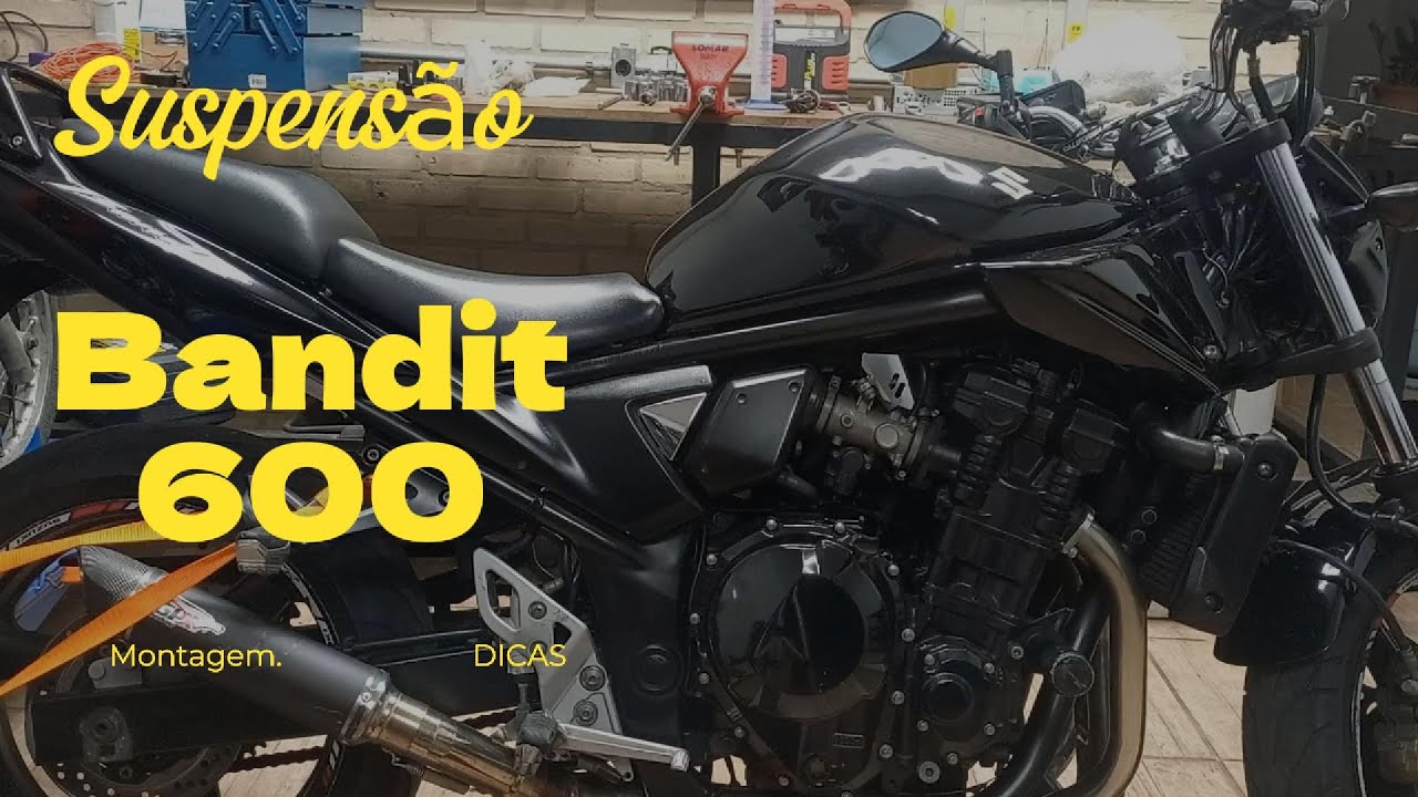 Bandit 600 Troca Completa da Suspensão dianteira