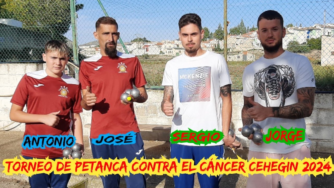Torneo de Petanca Contra el Cáncer Cehegin (Murcia) 2024
