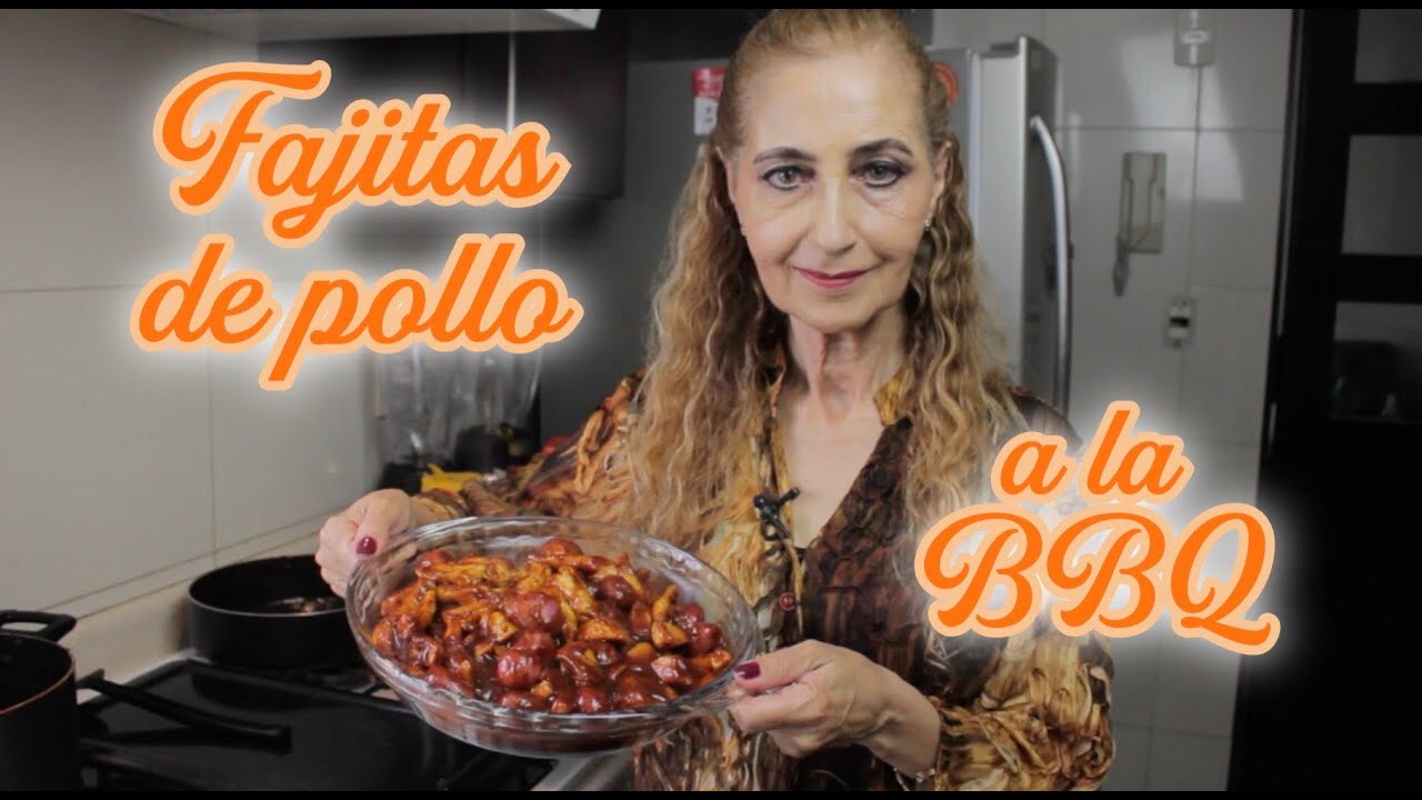 FAJITAS DE POLLO A LA BBQ - MARINA COCINA