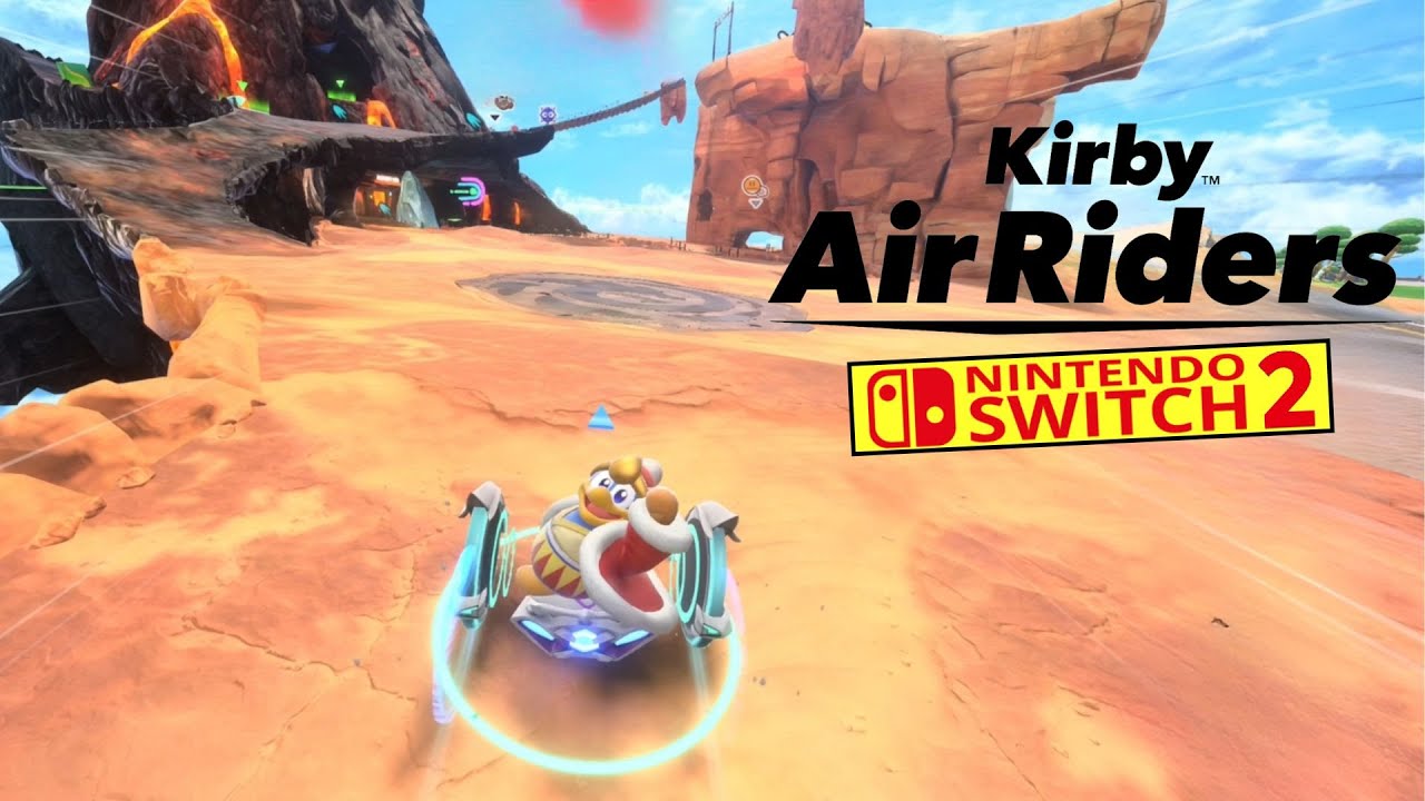 Kirby Air Riders Demo Nintendo Switch 2 4K 60 FPS Gameplay