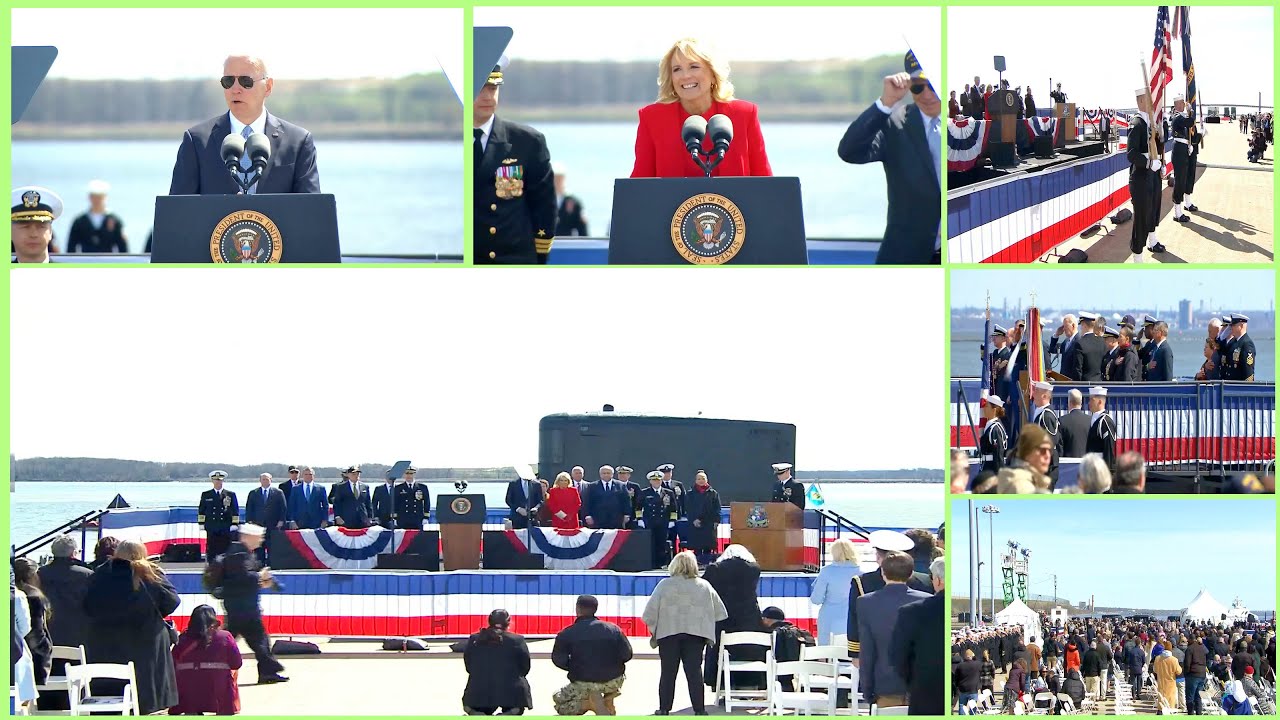 USS Delaware Commissioning on April 2, 2022 in Wilmington Delaware.