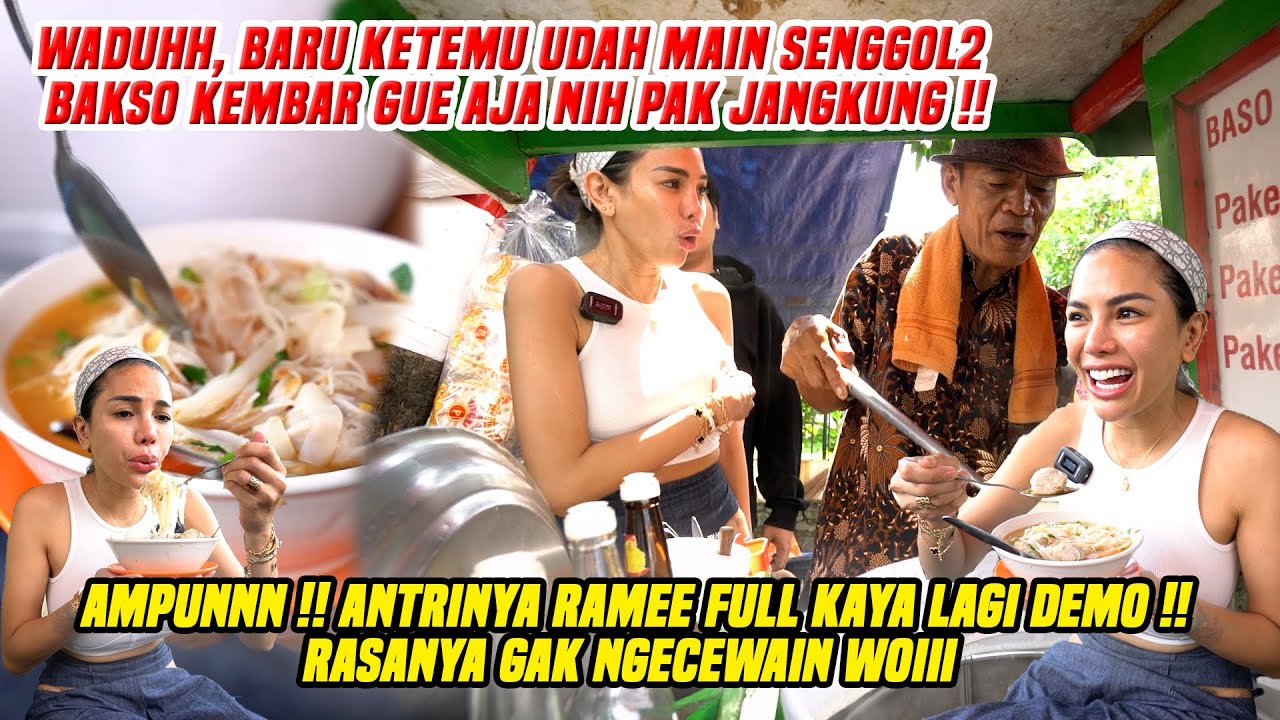 AMPUUNNN !!! ANTRIAN BAKSO INI FULL KAYA LAGI DEMO !!