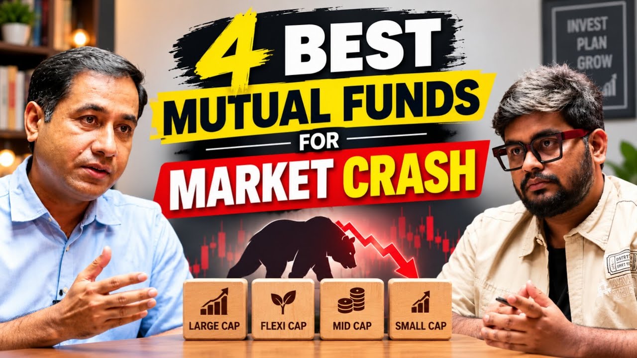 4 Best Mutual Funds for a Market Crash | Smart Investing Explained | Gajendra Kothari 🔥