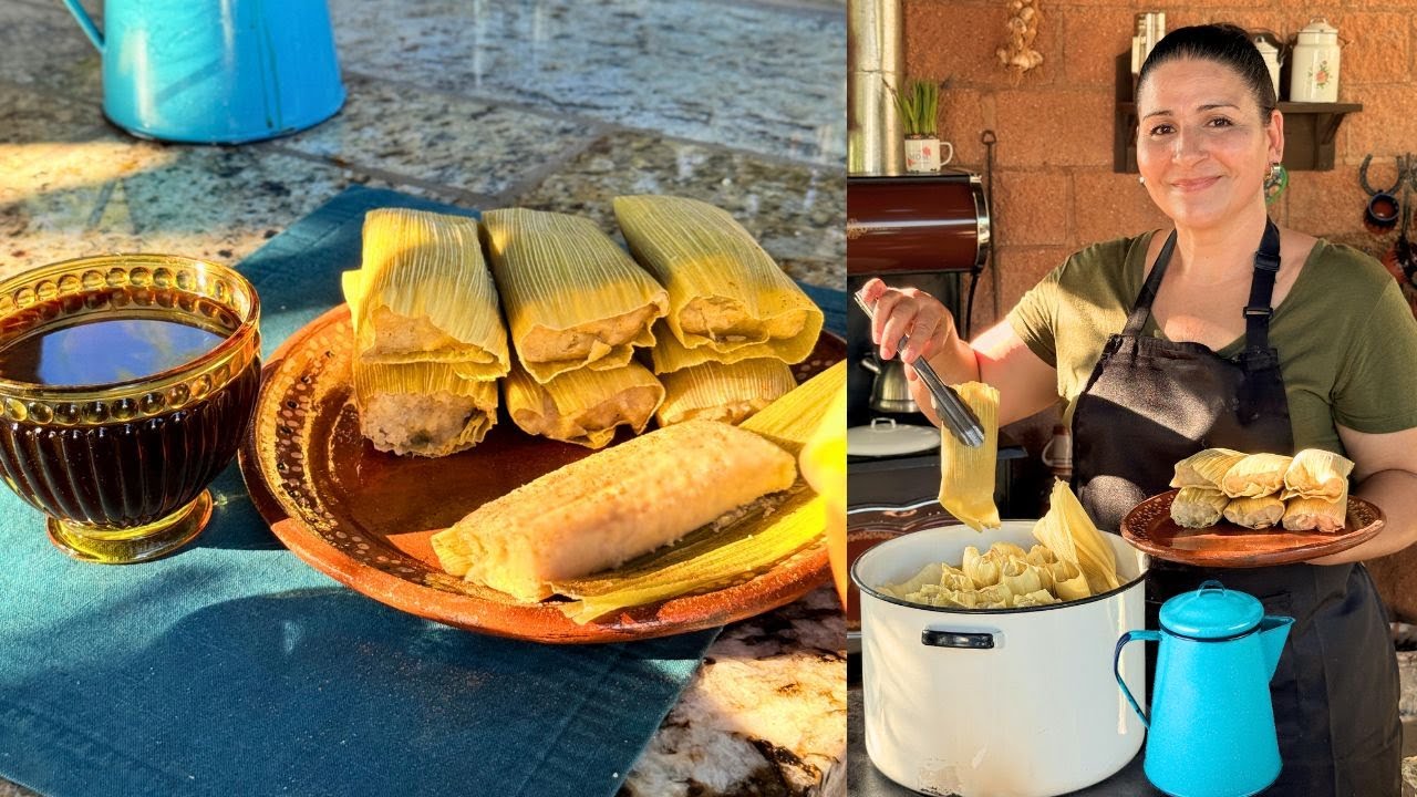 Tamales Dulces de Elote – Con Nata y Café de Olla | La Herencia de las Viudas