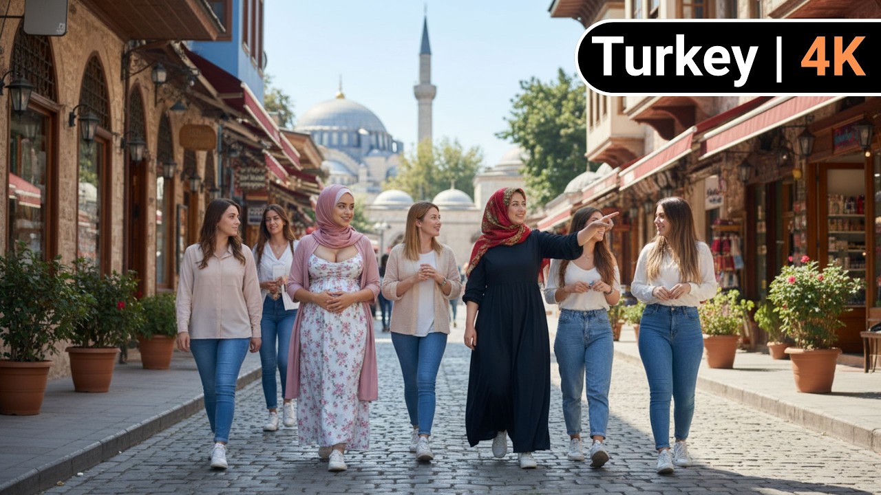Turkey Walking Tour 4K 🇹🇷 | Beautiful Streets, Bazaars & Real Local Life