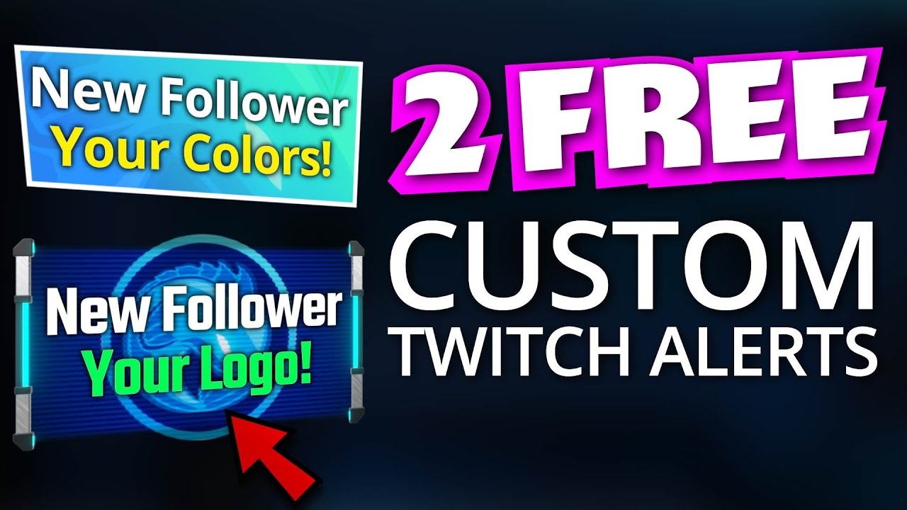 2 FREE Customizable Twitch Alerts for your Live Stream | StreamSchool