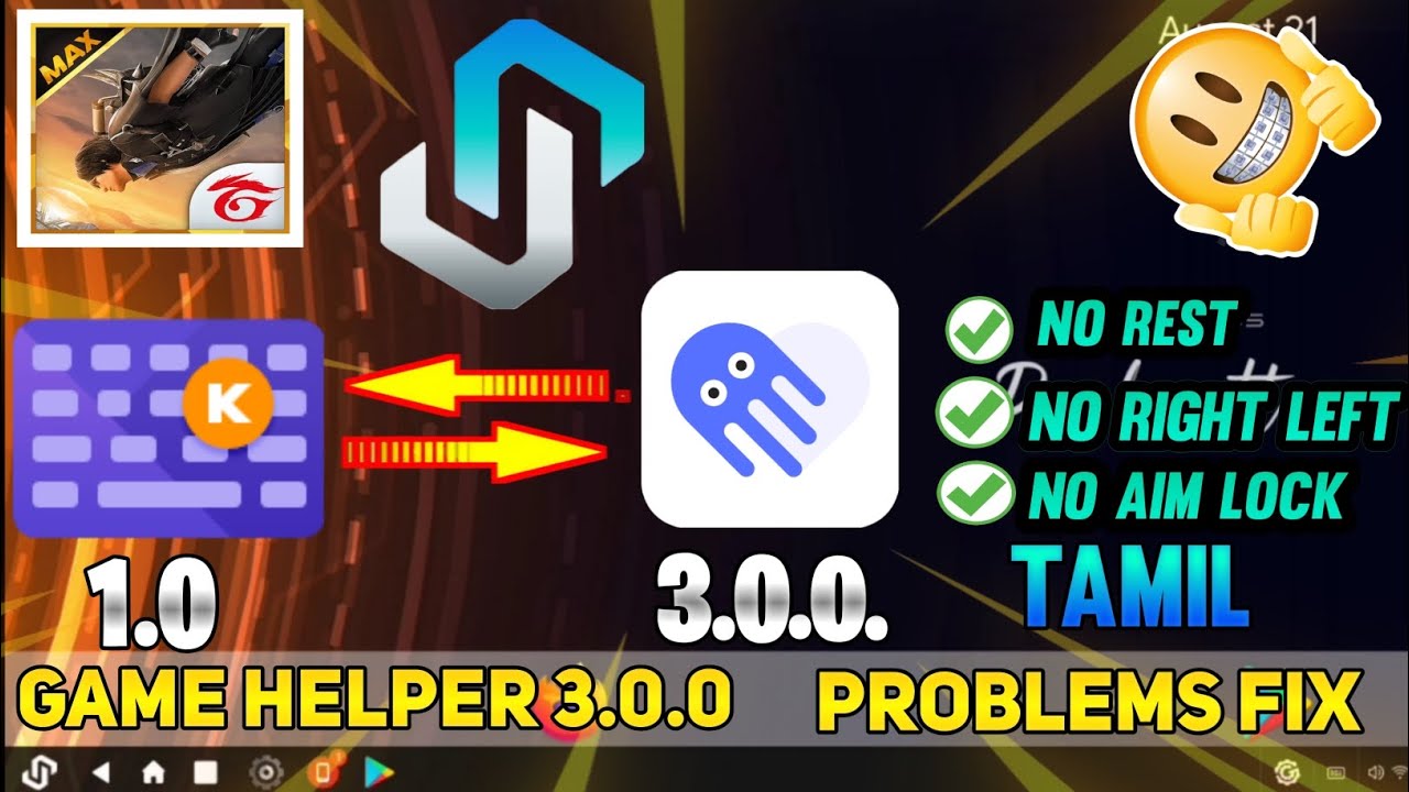 Phoenix OS Free Fire 3.0.0 Game Helper Problem Solved || 100% Set Ur Own Key Mapping keys