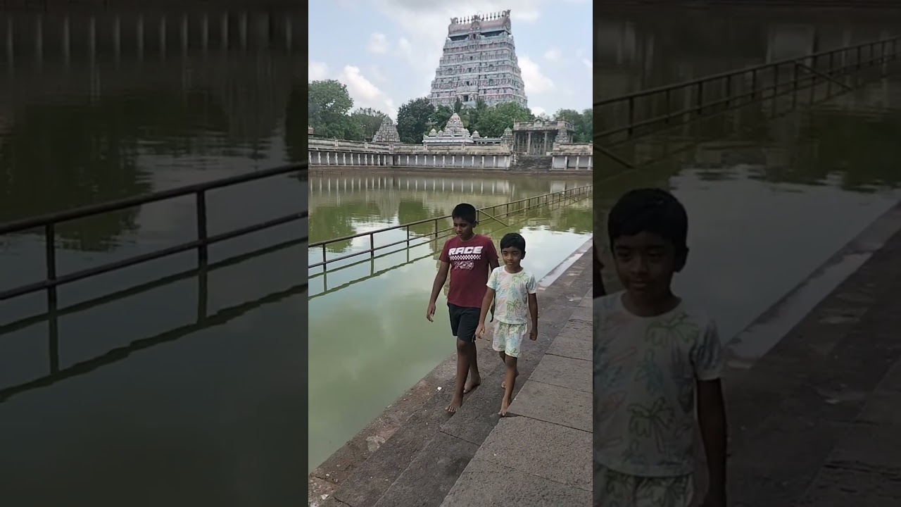 kids temple visit #chidambaram #divinepeace  #kidsouting