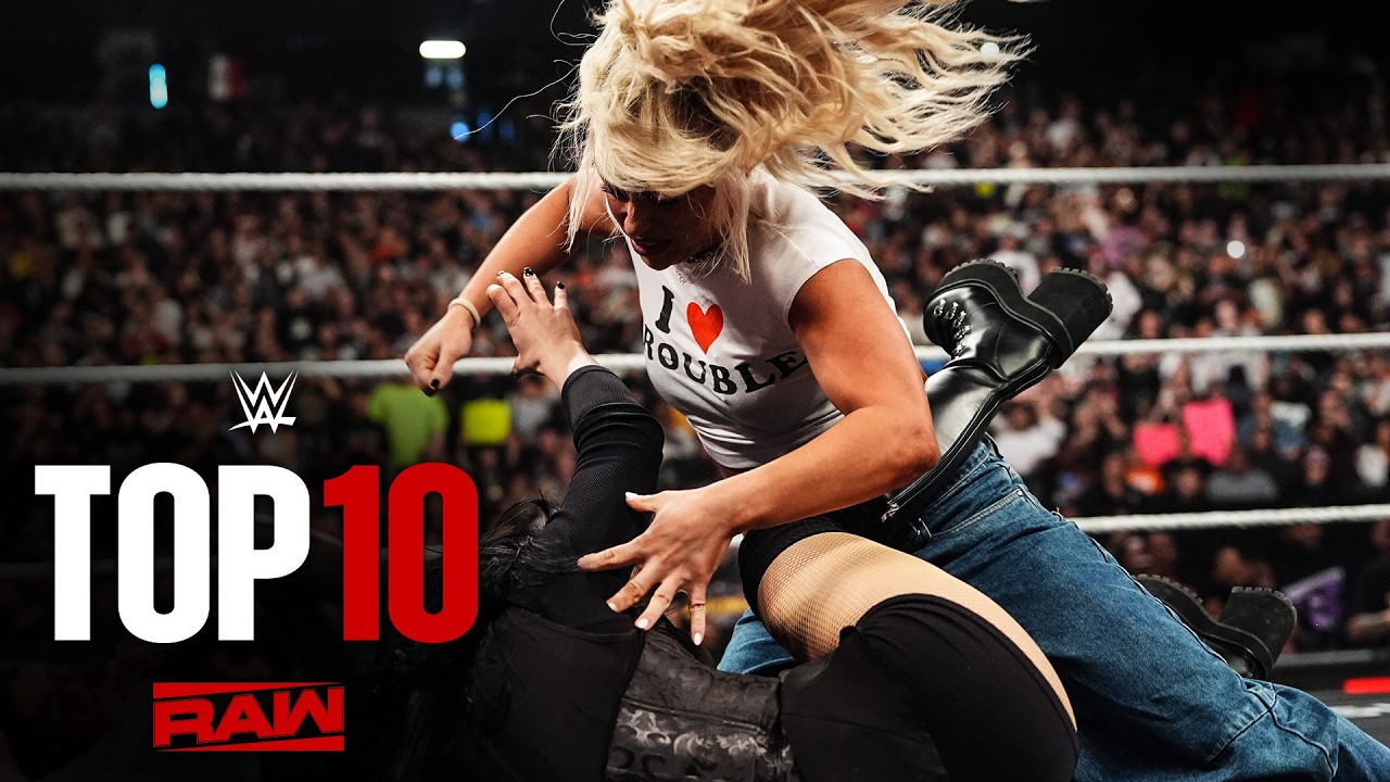 Топ-10 моментов Raw: WWE Top 10, 13 апреля 2026 года