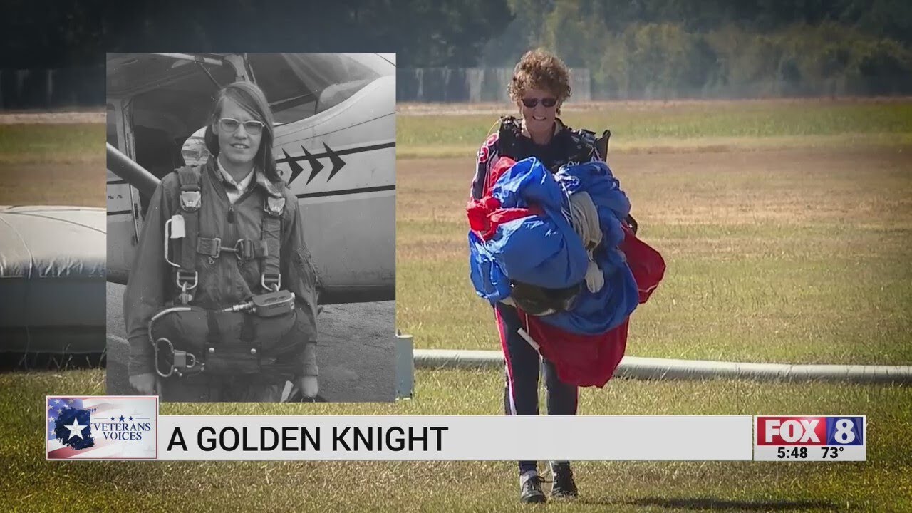 North Carolina veteran of Army's Golden Knights Parachute Team is record holder