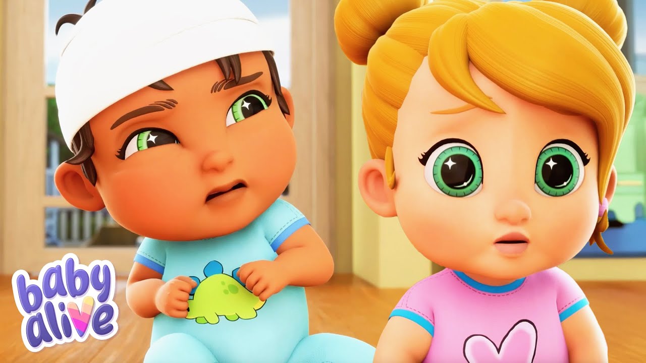 Babies Get Boo Boos! 🌈 Baby Alive Dolls 🐣 Cartoons for Kids 🍼 Fun Playtime Adventures #babyalive