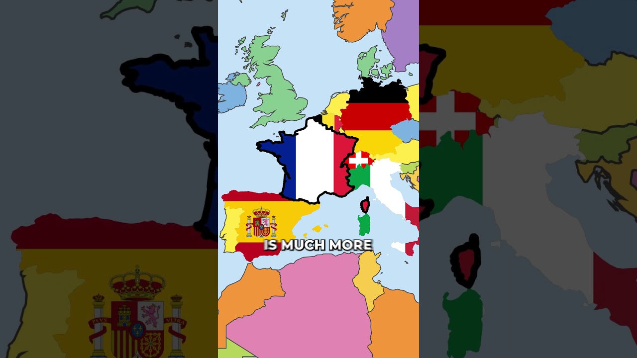 FRANCE Borders Way More Countries Than You Think! #geography #maps #france