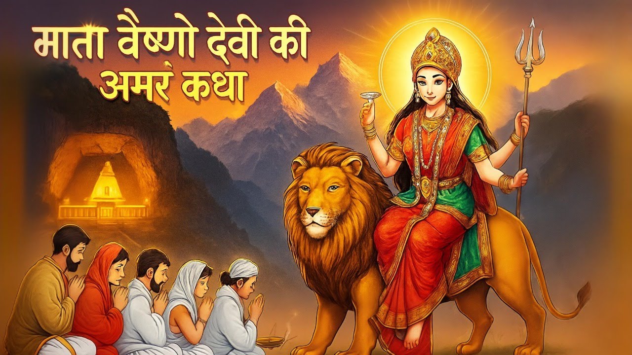 माता वैष्णो देवी की अमर कथा | Mata Vaishno Devi Story in Hindi || Moral Animated Kahani