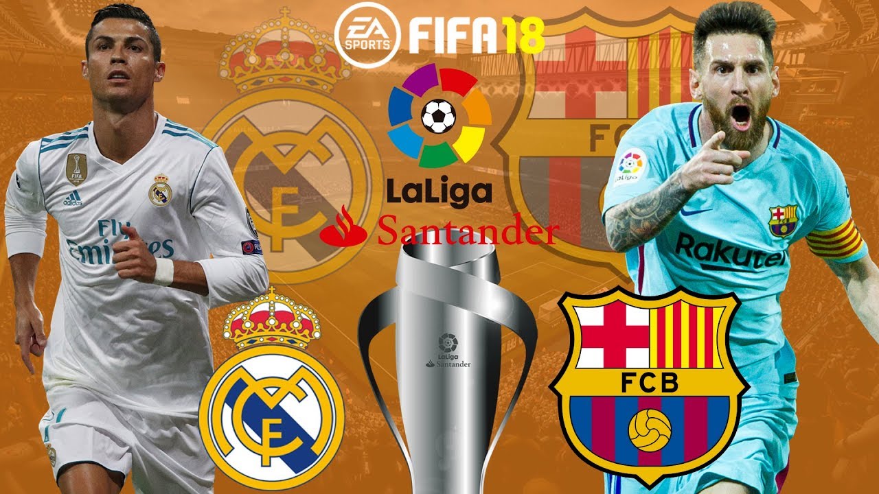 FIFA 18 | Real Madrid vs Barcelona | El Clásico | La Liga 2017/18 | Prediction Gameplay