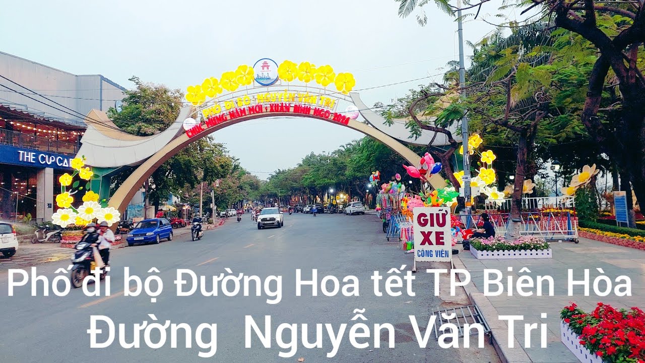 Phố đi bộ Nguyễn Văn Tri TP Biên Hòa  khỏi đâu  cho xuân Bính Ngọ  2026 moi nhat hót nhất  Đồng Nai 