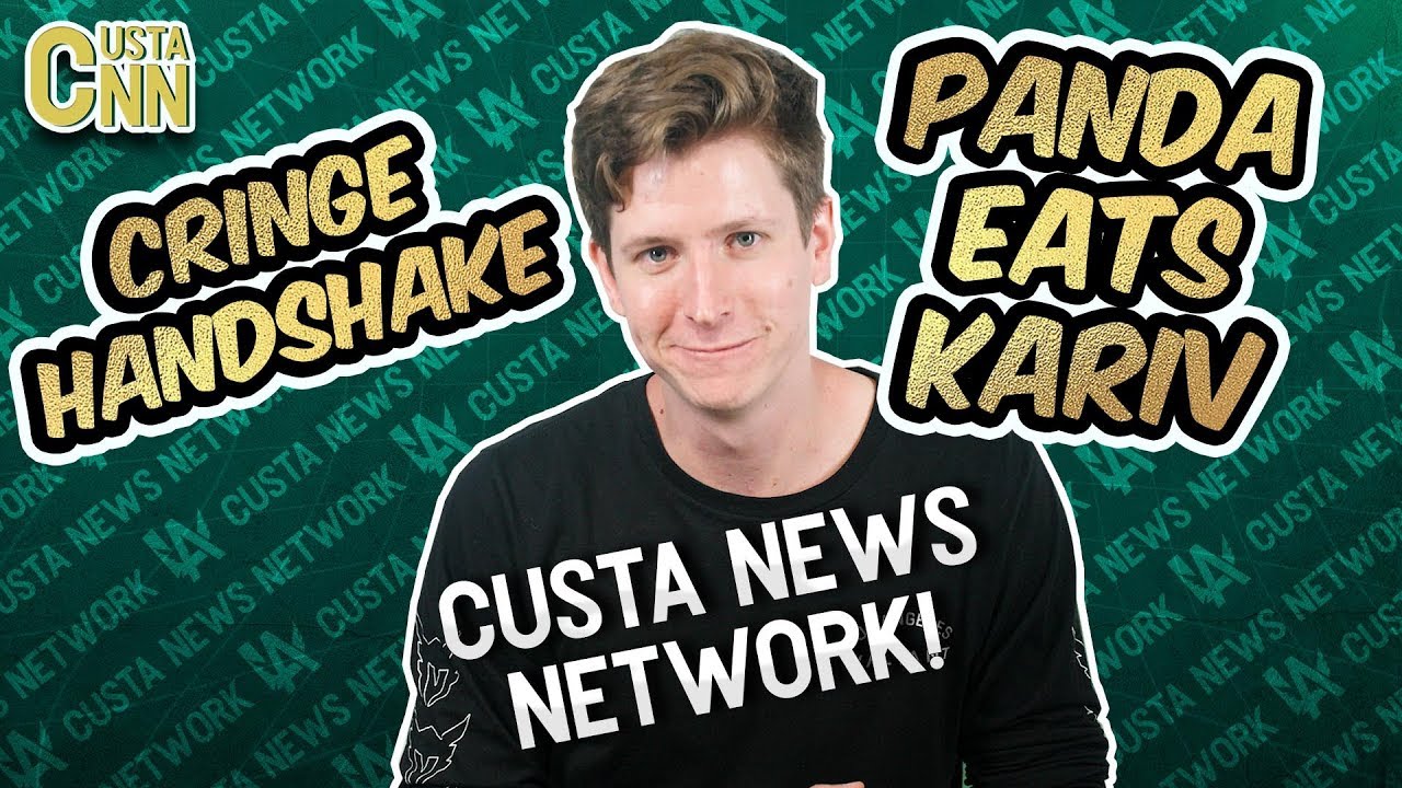 Panda Eats Kariv, Cringe Handshake! - Custa News Network
