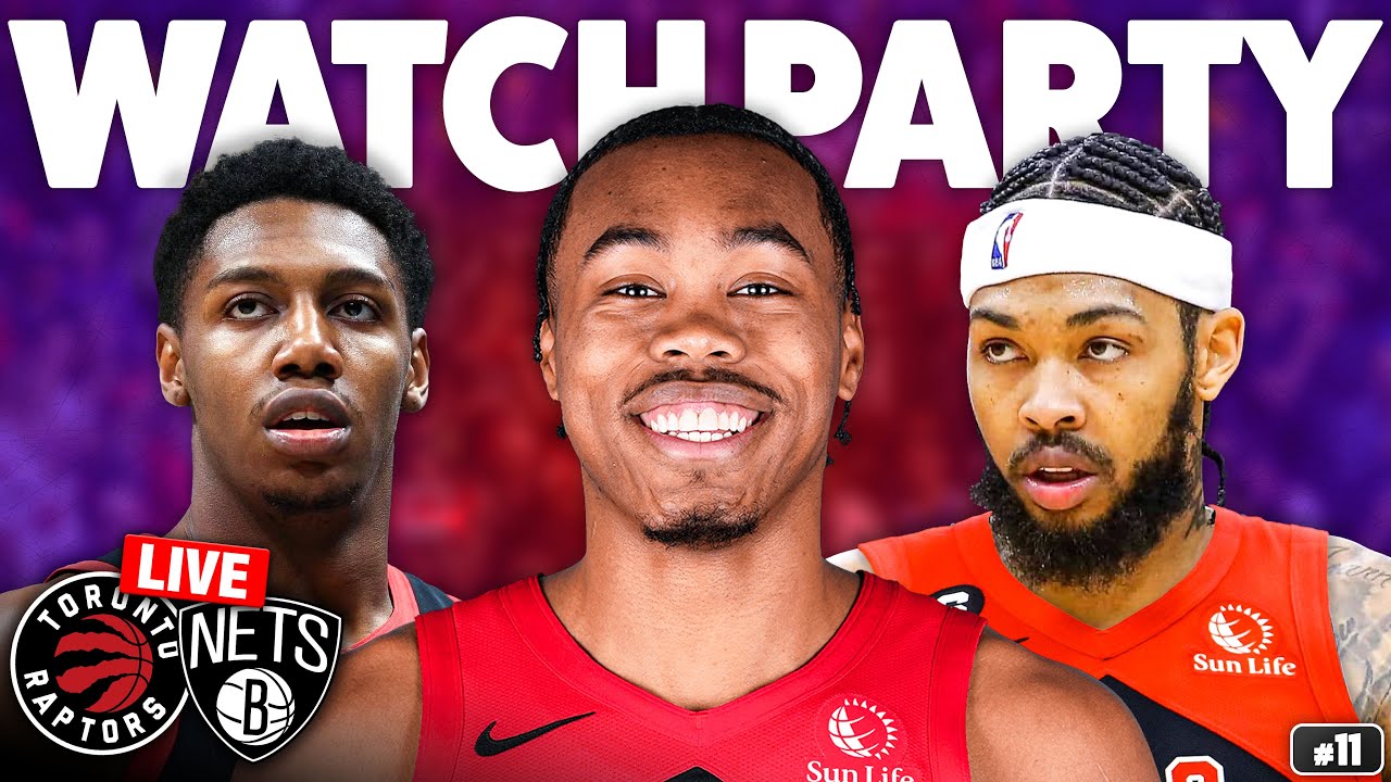 Raptors vs Nets LIVE Watch Along | Big Chance For Toronto To Bounce Back