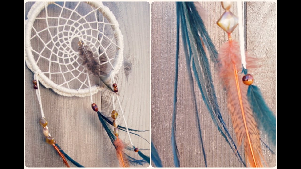 Make a Dreamcatcher: Crochet, Feathers, and Beads