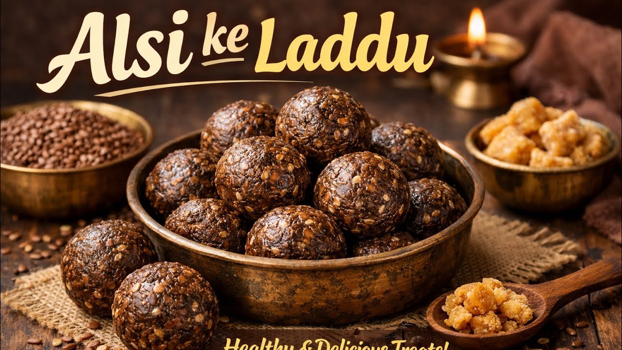सर्दियों के लिए खास अलसी के लड्डू | Healthy & Tasty Alsi Laddu Recipe