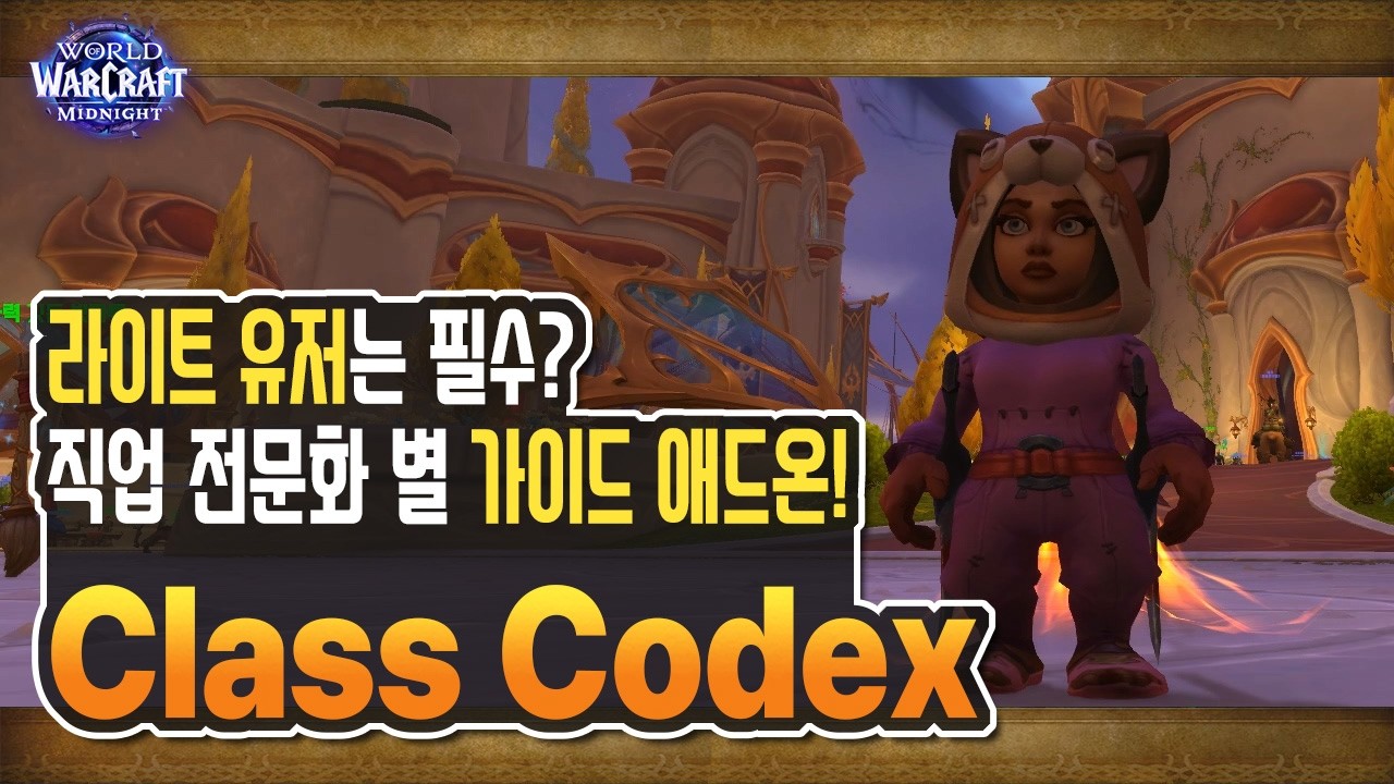 🎉라이트 유저를 위한 필수 애드온? Class Codex 리뷰 [와우 한밤]