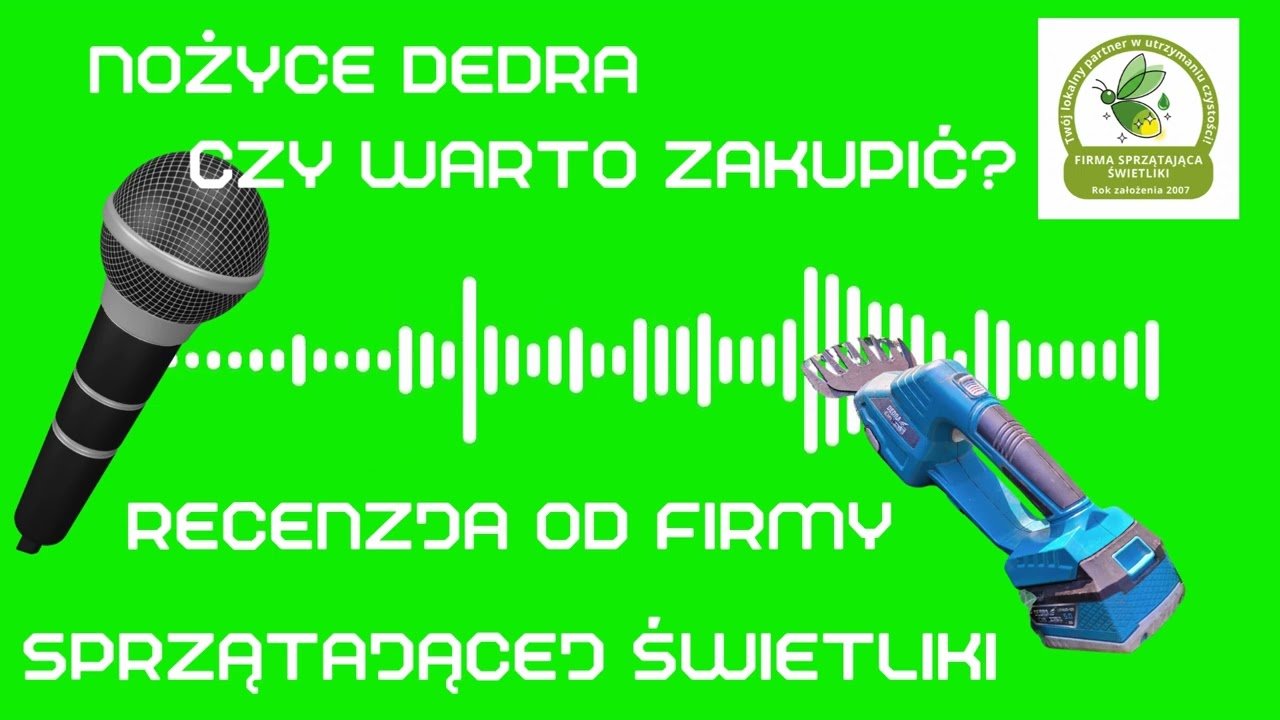 Nożyce akumulatorowe Dedra czy warto zakupić? Recenzja od Firmy Sprzątającej Świetliki.