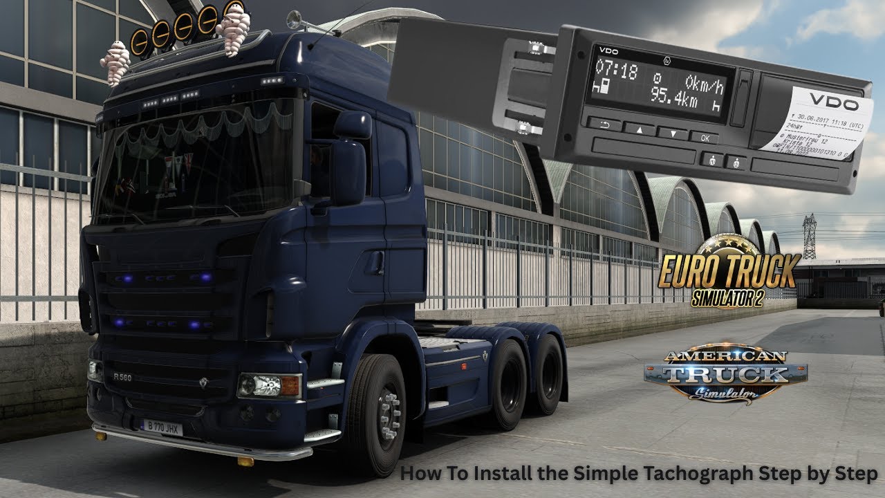 How To Install Simple Tachograph in ETS 2 and ATS ! #ets2 #ats