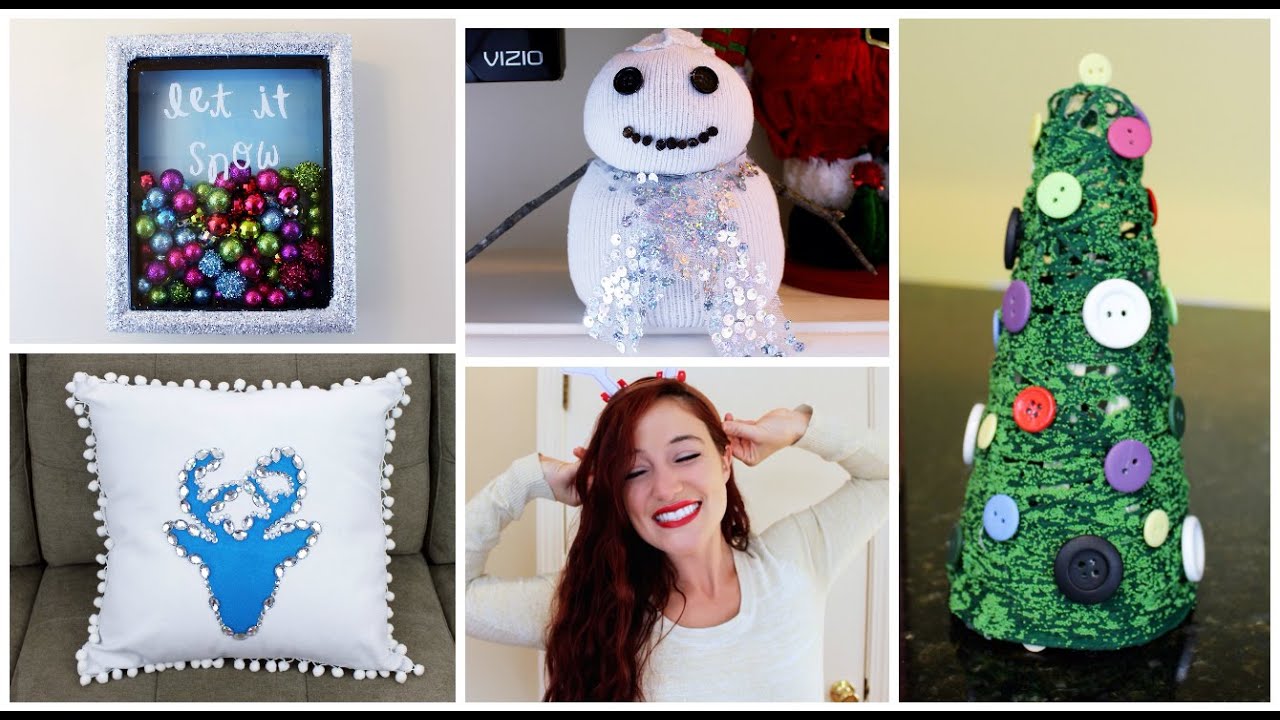 5 CHEAP AND EASY DIY HOLIDAY DECOR IDEAS | PINTEREST INSPIRED