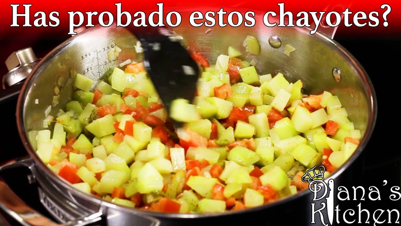 Chayotes a la Mexicana #comidamexicana #comidasaludable #food #dianaskitchen