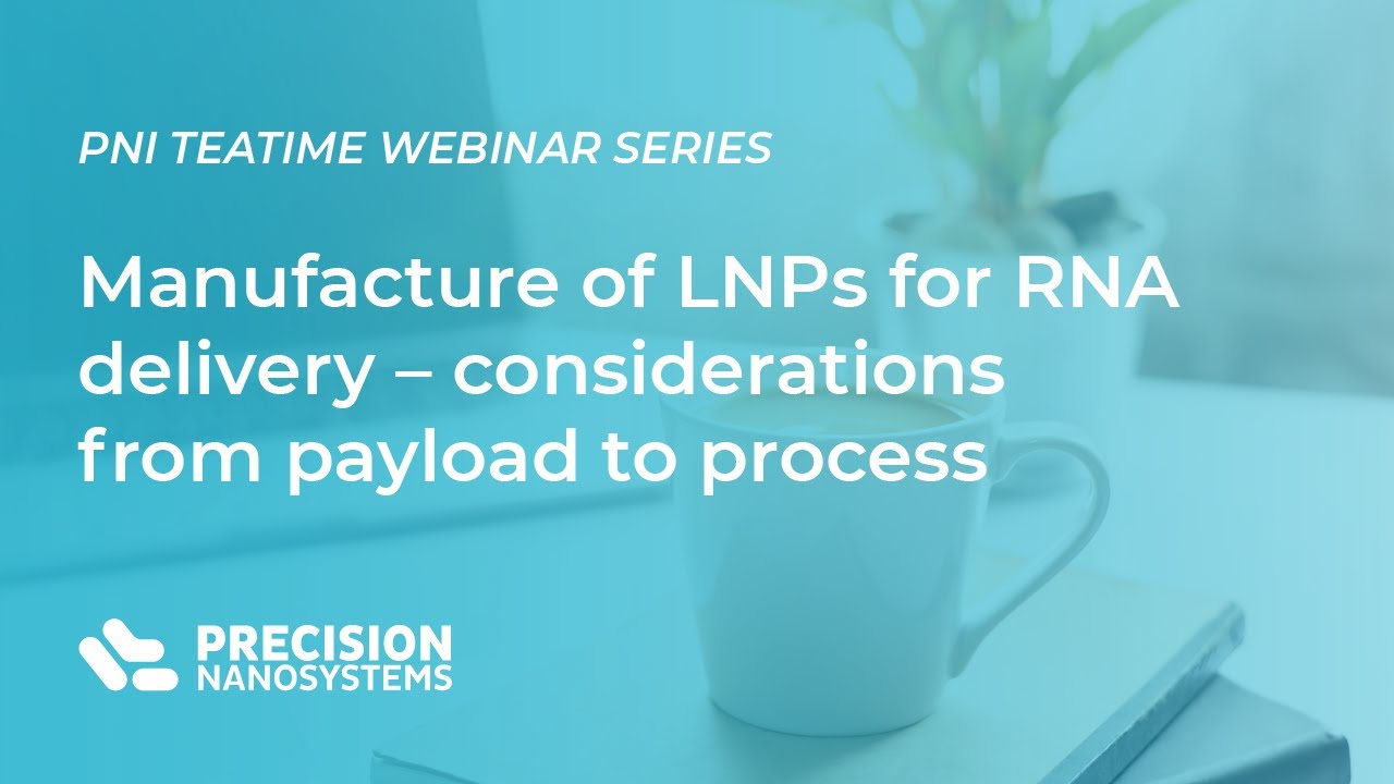 Manufacture of LNPs for RNA delivery