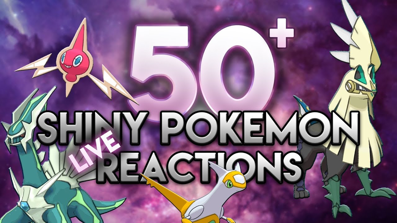 50 Pokemon shiny live reaction ! Pokemon XY / ROSA / Ultra Soleil Ultra Lune