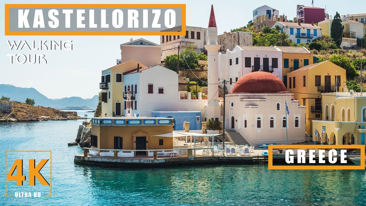KASTELLORIZO, GREECE WALKING TOUR 4K | GREECE Travel Guide 2023