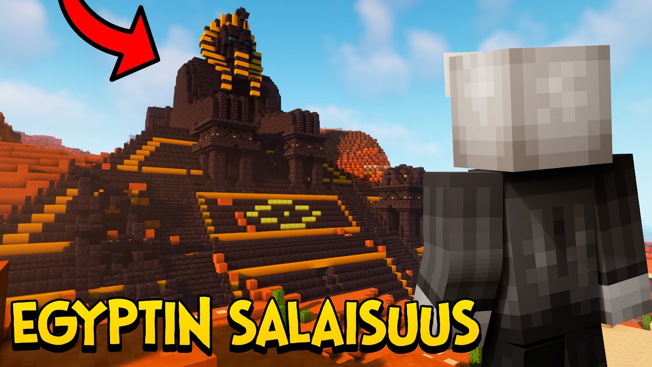 Lähdin selvittämään Egyptin salaisuuden! - Minecraft Custom Map