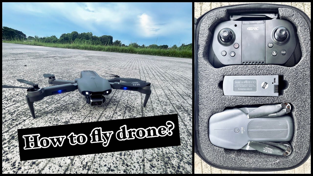 How to FLY DRONE for BEGINNERS? 4D-F9 | 4DRC PRO