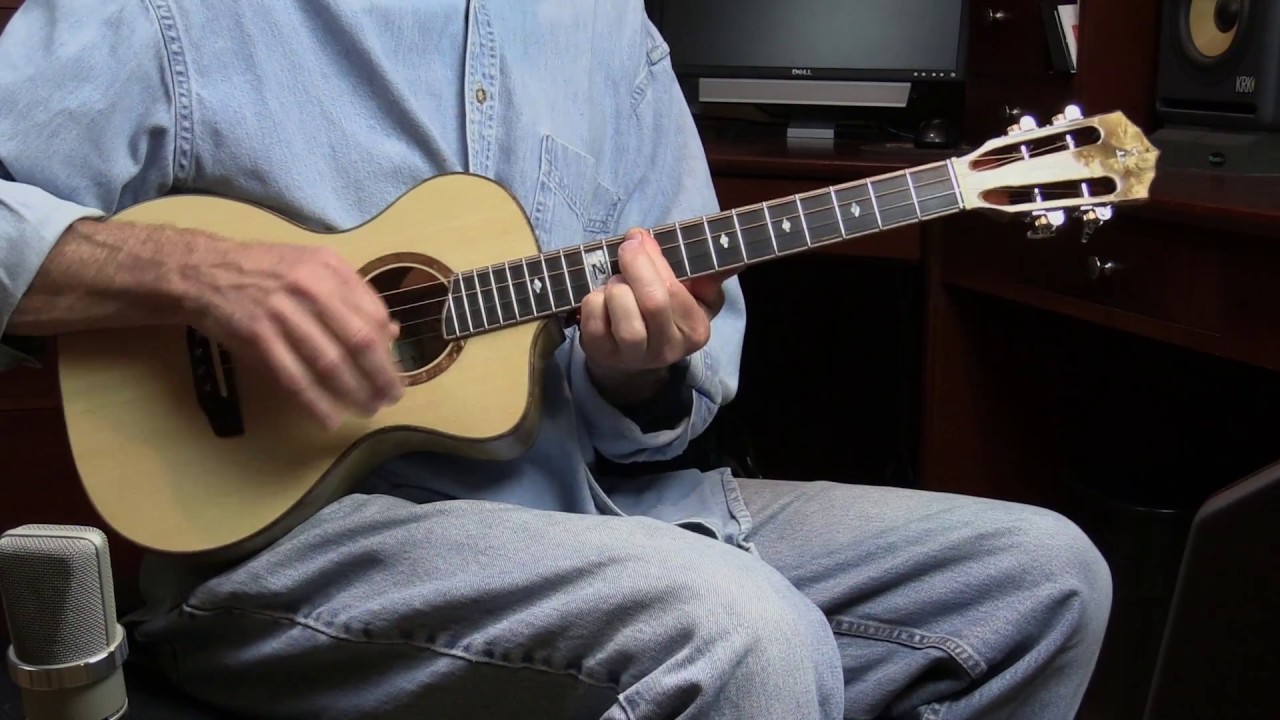 Custom Steel String Baritone Ukulele U119 - Shadow of Your Smile