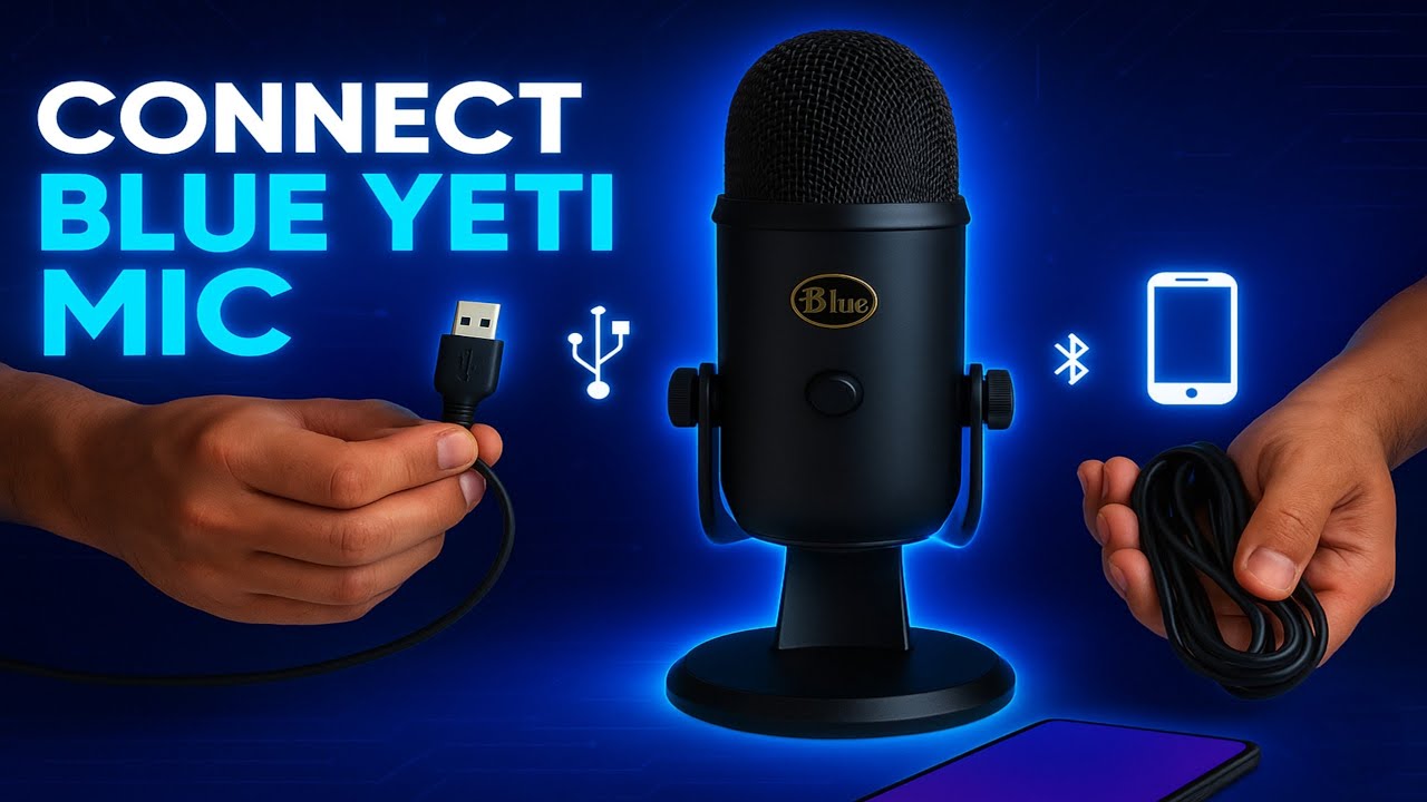 How To Connect Blue Yeti Mic to android | Blue Yeti Mic Ko Smartphone Se Kaise Connect Kare #howto