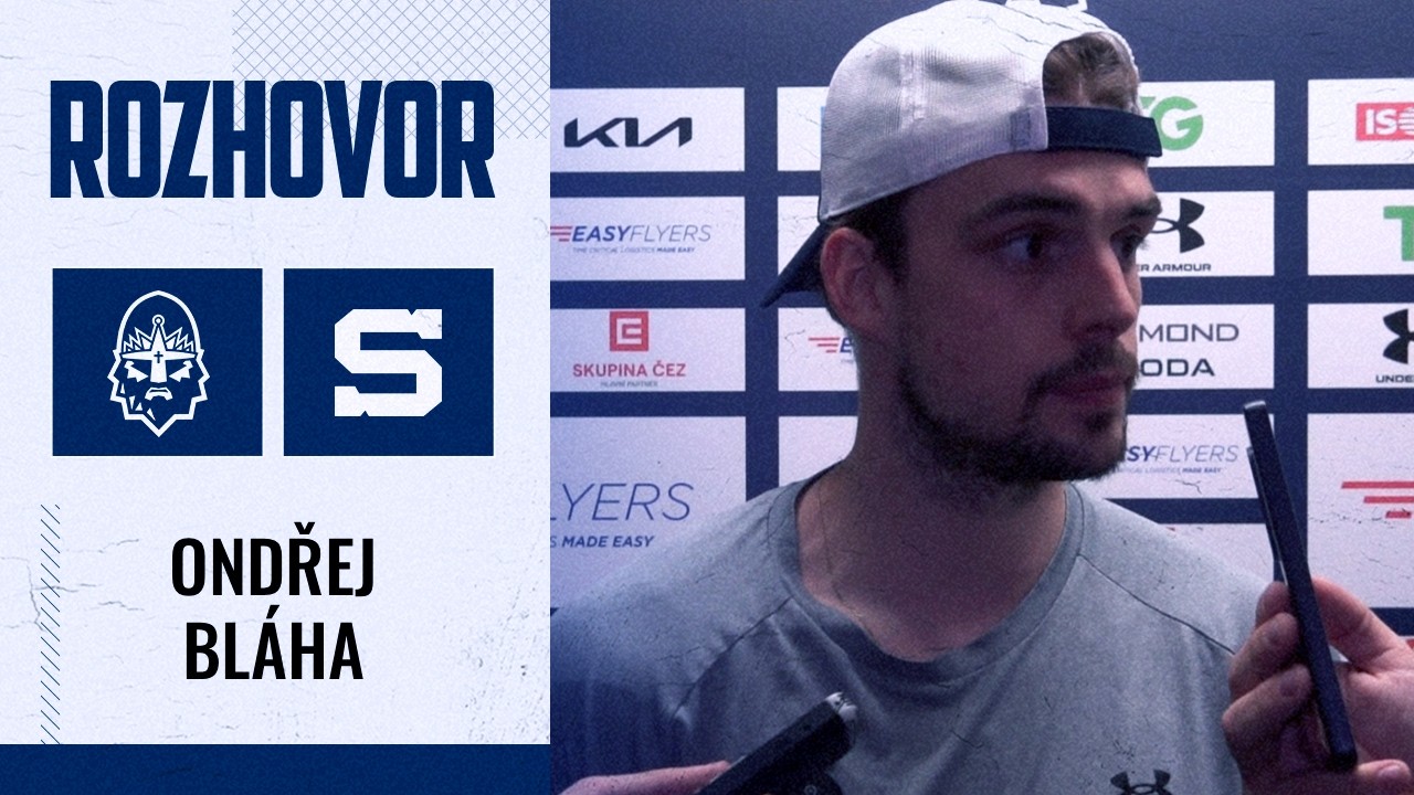 Prostě jsem to tam rval na sílu, popisuje svůj gól ve třetím zápase předkola play-off Ondřej Bláha