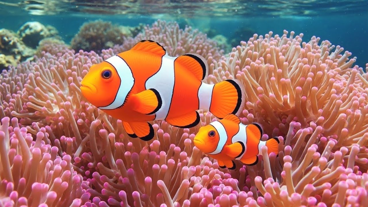 The Best 4K Aquarium 🐠 Explore the Stunning World of Sea Jellyfish and Beautiful Coral Reef Fish.#96