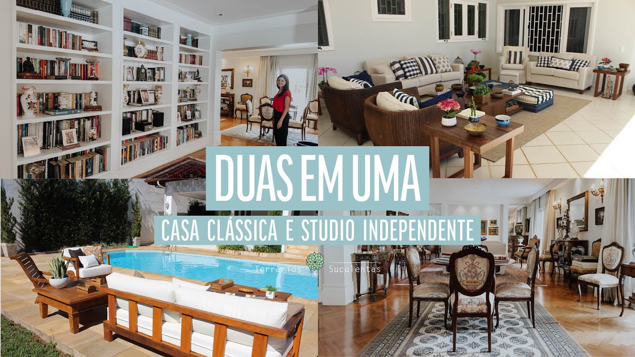 Duas em Uma: A Casa Clássica de uma Designer de Interiores com um Studio Independente
