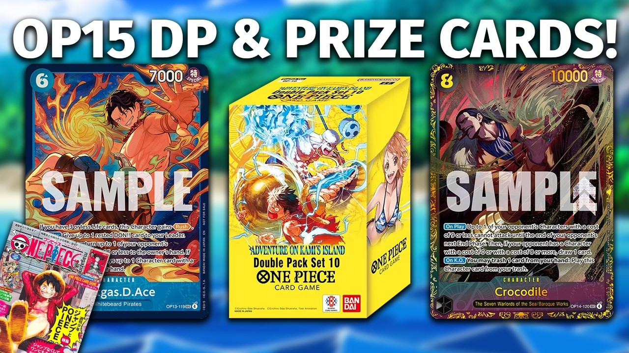OP15 Double Pack Reveal! Updated Ace Treasure Cup Card. Kinokuniya Luffy Magazine and more!