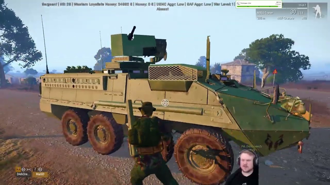 Arma 3 Antistiasi! Hin und wieder zurück! TherealMaXiD Stream vom 28.02.26