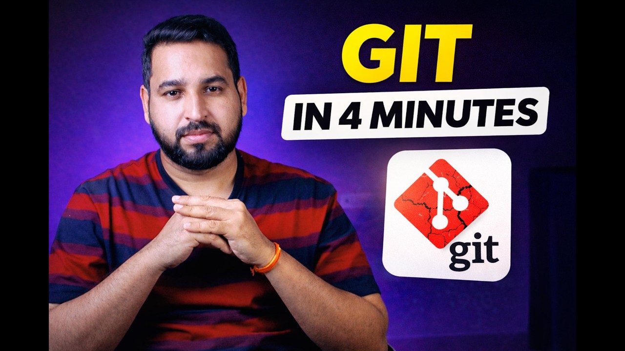 Git Finally Makes Sense in 4 Minutes (Beginner Friendly)