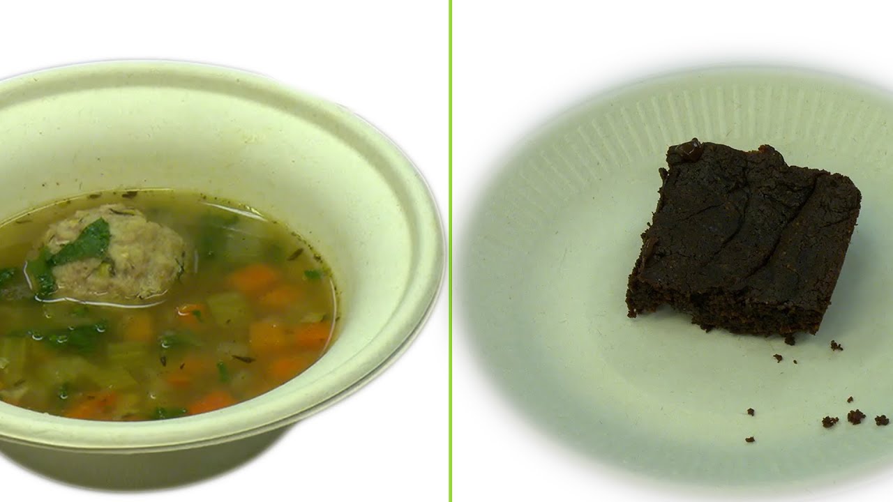 Italian Wedding Soup with Oven Baked Turkey Zucchini Meatballs and Fudgy Sweet Potato Brownies