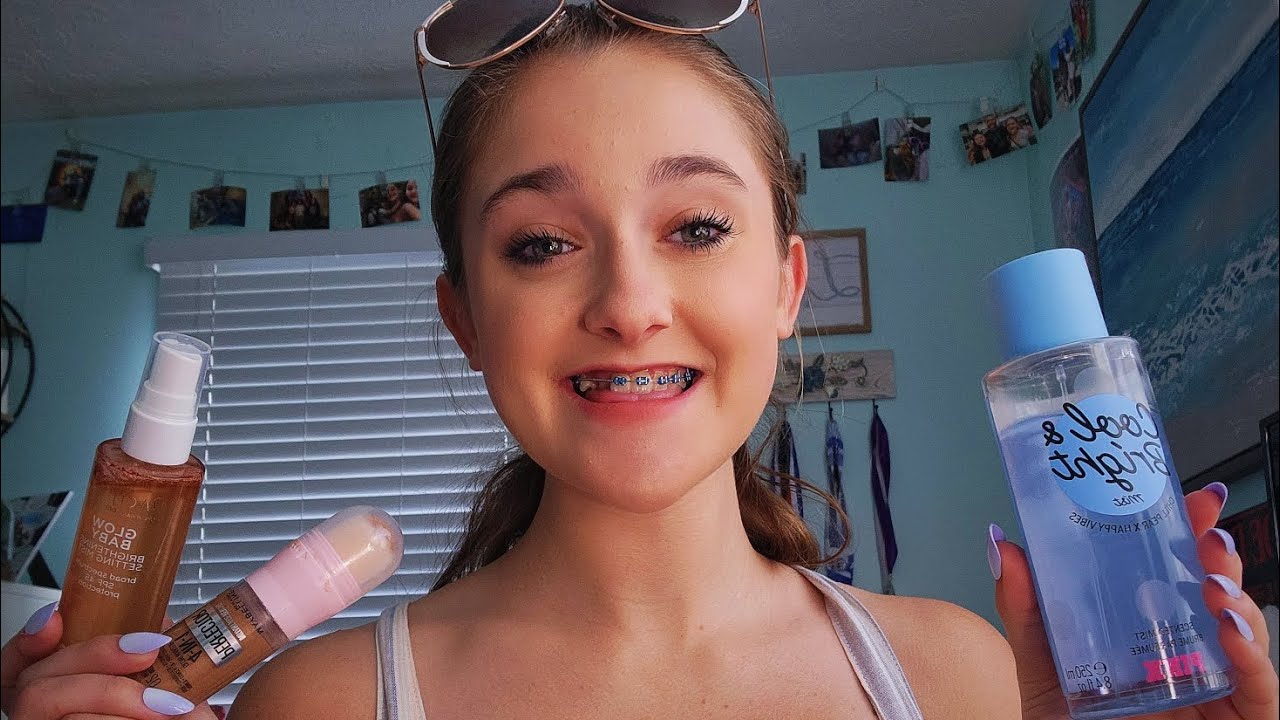 ASMR Bestie Gets You Ready For A Beach Party! ☀️🌊 (Long Nail Tapping, Mouth Sounds, etc)
